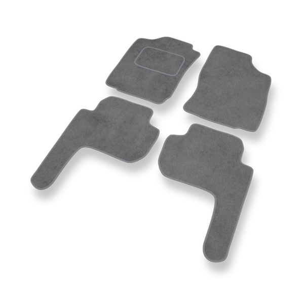 Velour gulvmåtter til Toyota Land Cruiser J90 SUV (1996-2003) 5 døre - grå