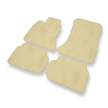 Velour gulvmåtter til BMW 7-serie V F01/F02 Limousine (2008-2015) - beige