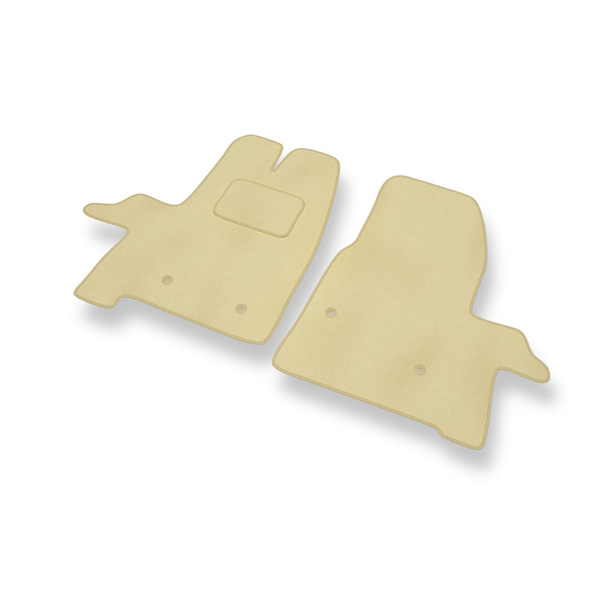 Velour gulvmåtter til Ford Transit VIII Varevogn (2013-....) - beige