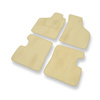 Velour gulvmåtter til Renault Twingo I Hatchback (1992-2007) - beige