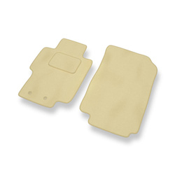 Velour gulvmåtter til Honda Accord VII Coupé, Sedan, Tourer (2003-2007) - beige