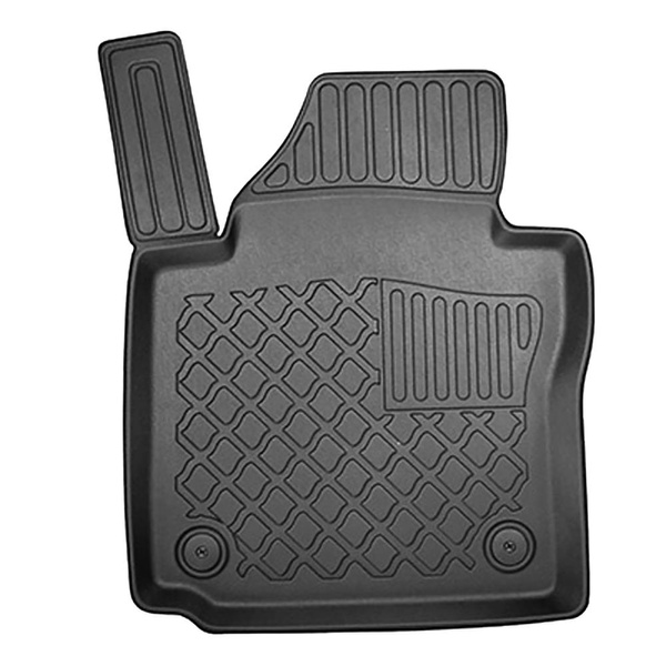 Bagagerumsmåtte og bilmåttesæt TPE skræddersyet til: Volkswagen Touran I 1T Minivan (09.2010-08.2015) - 7 pladser; tredje række ledig