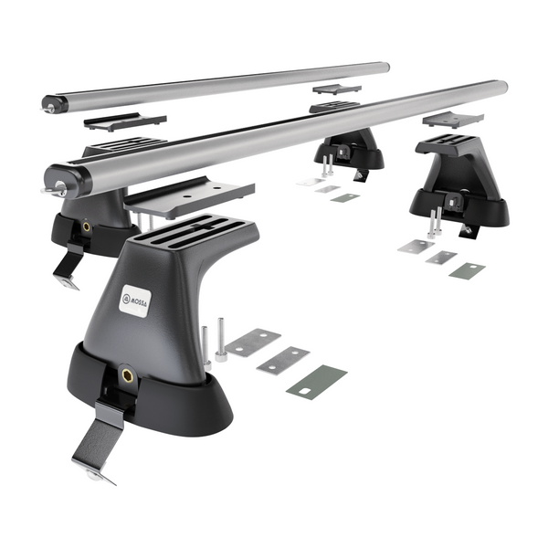 Tagbagagebærer til bil Audi A3 8V Sedan (2013-2020) - sølv bagagebærer til taget - lastholder - tagholder - uden monteringselementer - Aluminium