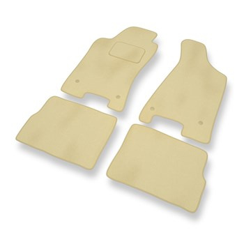 Velour gulvmåtter til Audi 80 IV B4 (1991-1996) - beige