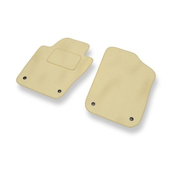 Velour gulvmåtter til Volkswagen Polo V 9R Hatchback, Sedan (2009-2017) - beige