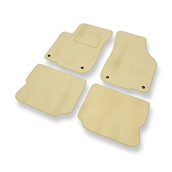 Velour gulvmåtter til Seat Leon I (1998-2006) - beige