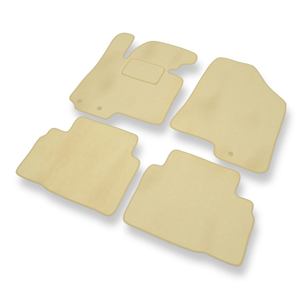 Velour gulvmåtter til Hyundai ix35 SUV (2010-2015) - beige