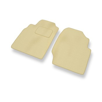 Velour gulvmåtter til Nissan Almera II Hatchback, Sedan (2000-2006) - beige