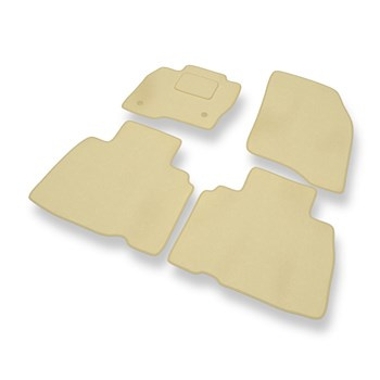 Velour gulvmåtter til Ford Edge SUV (2016-2020) - beige