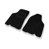 Velour gulvmåtter til Kia Shuma II Hatchback, Sedan (2001-2005) - sort