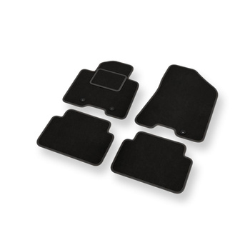Velour gulvmåtter til Kia Sportage IV SUV (2016-2021) - sort