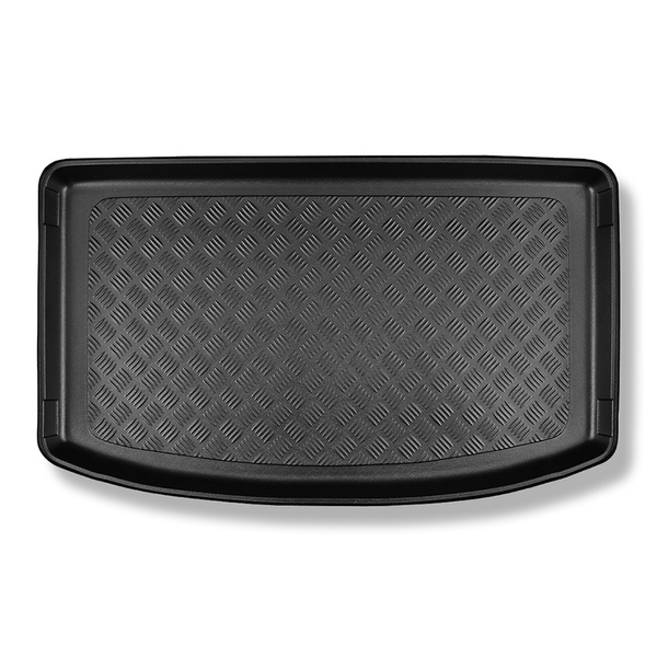 Gulvmåtte til bagagerum Kia Rio IV YB Hatchback (02.2017-....) - øverste bagagerum; til modeller med bevægeligt gulv i bagagerummet; ikke til hybridversionen