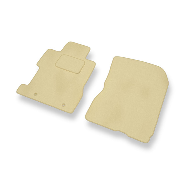 Velour gulvmåtter til Honda Civic VIII Coupé, Hatchback, Sedan (2006-2011) 4 døre - beige