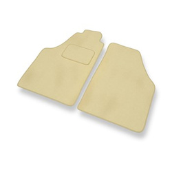 Velour gulvmåtter til Fiat Idea Minivan (2003-2012) - beige