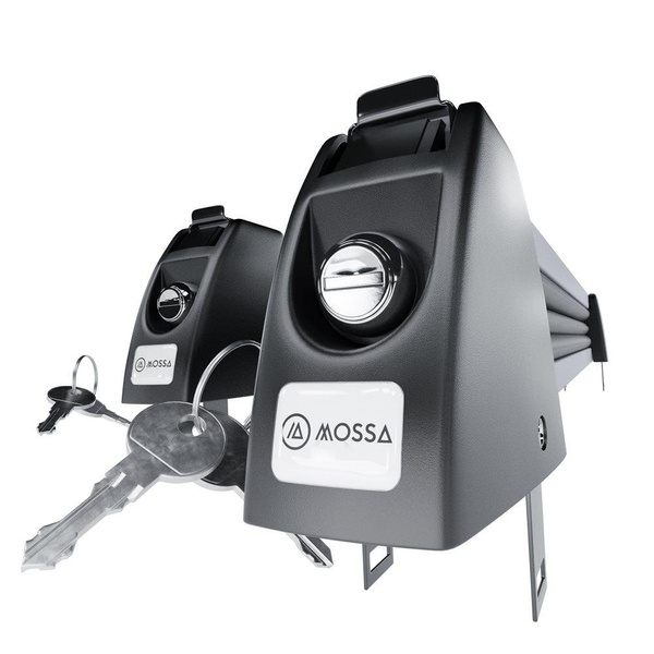 Holder til skiholderen på taget - Ski rack M-7703s - sølv - til 3 par ski eller 2 snowboards