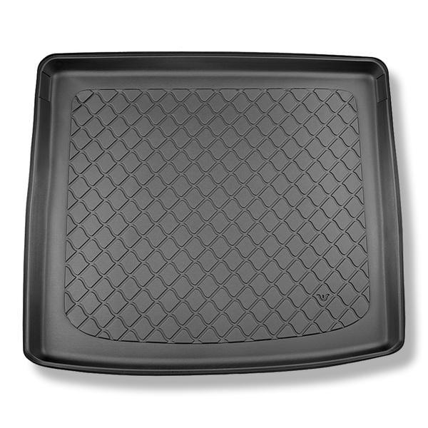 Gulvmåtte til bagagerum Audi Q3 F3 SUV (08.2018-....) - øverste bagagerum (ens tærskelværdi); bevægeligt gulv i øverste position; Også til Quattro versionen