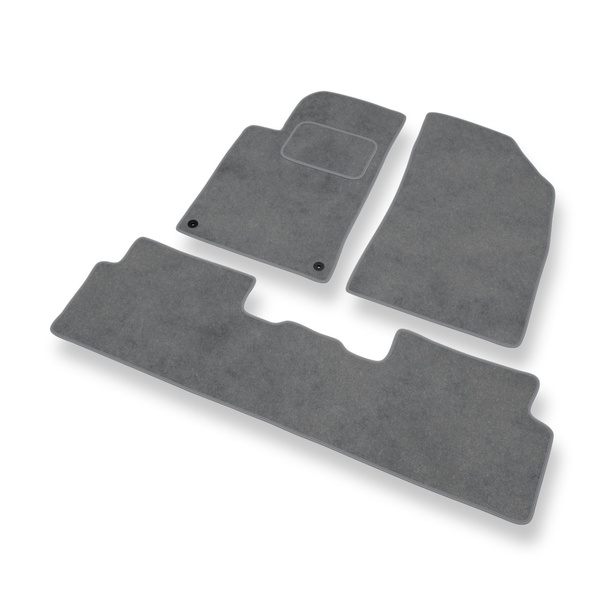Velour gulvmåtter til Peugeot 508 Liftback, Sedan, SW (2011-2017) - grå