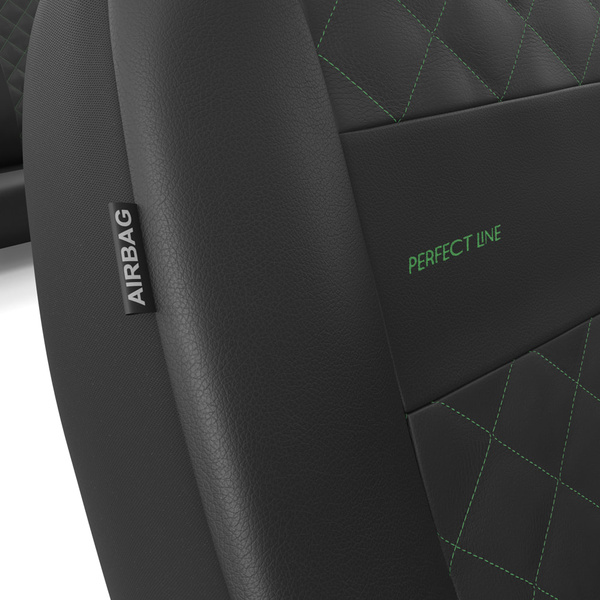 Universelle sædebetræk til biler til Audi A4 B5, B6, B7, B8, B9 (1995-2024) - grön