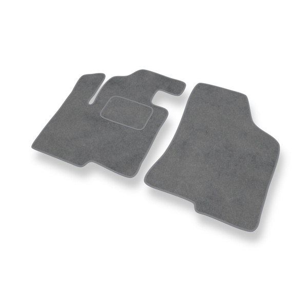 Velour gulvmåtter til Hyundai Santa Fe II SUV (2006-2012) - grå