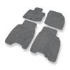 Velour gulvmåtter til Honda Civic VIII Coupé, Hatchback, Sedan (2006-2011) 3 døre, 5 døre - grå