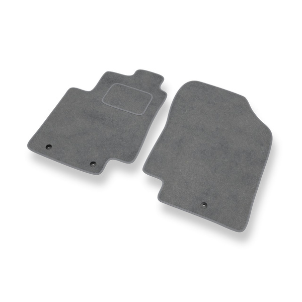 Velour gulvmåtter til Kia Rio III Hatchback, Sedan (2011-2016) - grå