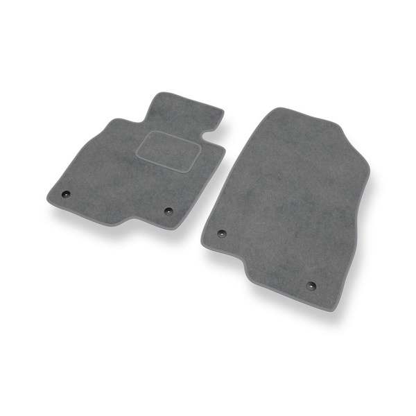 Velour gulvmåtter til Mazda 3 III Hatchback, Sedan (2013-2019) - grå