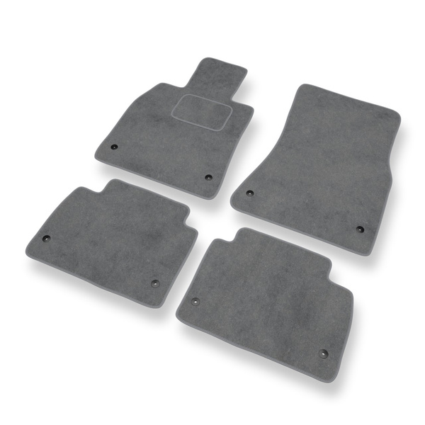 Velour gulvmåtter til Lexus GS III Sedan (2004-2012) - grå