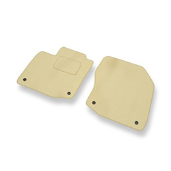 Velour gulvmåtter til Honda Civic IX Coupé, Hatchback, Sedan, Tourer (2012-2017) 3 døre, 5 døre - beige