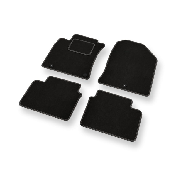 Velour gulvmåtter til Hyundai i30 III Hatchback, Wagon (2017-....) - sort