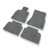 Velour gulvmåtter til Lexus GS III Sedan (2004-2012) - grå