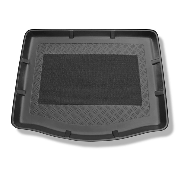 Gulvmåtte til bagagerum Ford Focus III Hatchback (03.2011-08.2018) - Med reservehjul til midlertidig brug eller reparationssæt