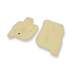 Velour gulvmåtter til Mitsubishi Galant IX Sedan (2006-2012) - beige