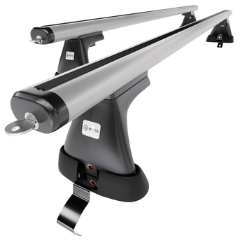 Tagbagagebærer til bil Volkswagen Passat B6 Sedan (2004-2009) - sølv bagagebærer