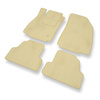 Velour gulvmåtter til Opel Mokka SUV (2012-2019) - beige