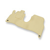 Velour gulvmåtter til Peugeot 807 Minivan (2002-2014) - beige