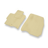 Velour gulvmåtter til Mazda Premacy I Minivan (1999-2005) - beige