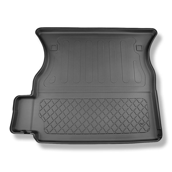 Gulvmåtte til bagagerum Tesla Model X SUV (01.2021-....) - 6/7 pladser; bag anden sæderække (tredje række ledig)