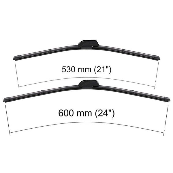 Vinduesviskere til forruden til Saab 9-5 II Sedan, SportCombi (2010-2012) - Flad viskerblade