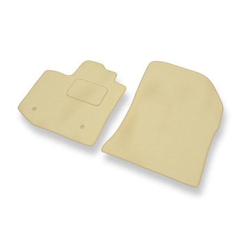 Velour gulvmåtter til Dacia Dokker Varevogn (2012-2021) - beige
