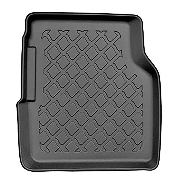 Bagagerumsmåtte og bilmåttesæt TPE skræddersyet til: Jeep Compass II MP SUV (08.2017-....) - til modeller med bevægeligt gulv i bagagerummet; til øverste og nederste niveau af bagagerummet; Ikke til Plug-in Hybrid version