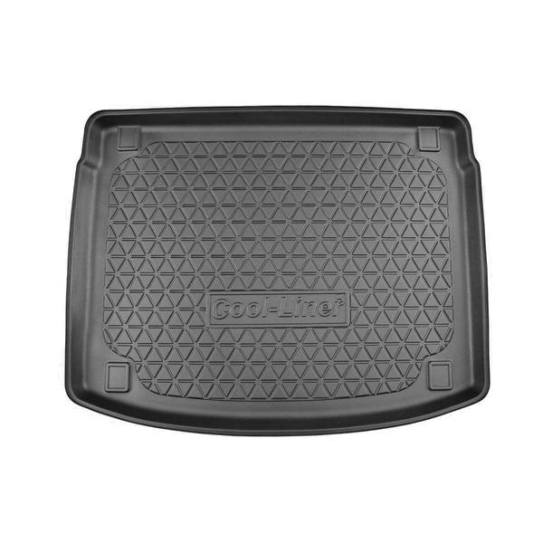 Gulvmåtte til bagagerum Kia XCeed Crossover (09.2019-....) - øverste bagagerum (dobbeltgulv i øverste position); uden og med en højttaler; Ikke til Plug-in Hybrid og Mild Hybrid version