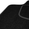 Velour gulvmåtter til Dacia Logan I Hatchback (2004-2012) - sort