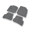 Velour gulvmåtter til Nissan Micra III Hatchback, Cabriolet (2002-2010) - grå