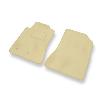 Velour gulvmåtter til Ford Mustang VI Coupé, Cabriolet (2014-2023) - beige