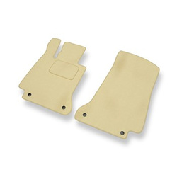Velour gulvmåtter til Mercedes-Benz C-Klasse W205 Stationcar, Limousine (2013-2021) - beige
