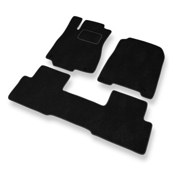 Velour gulvmåtter til Honda CR-V IV SUV (2012-2018) - sort
