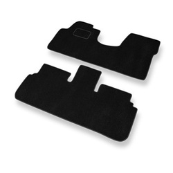 Velour gulvmåtter til Peugeot 806 I Minivan (1994-2000) - sort