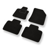 Velour gulvmåtter til Peugeot 508 II Sedan, SW (2018-....) - sort