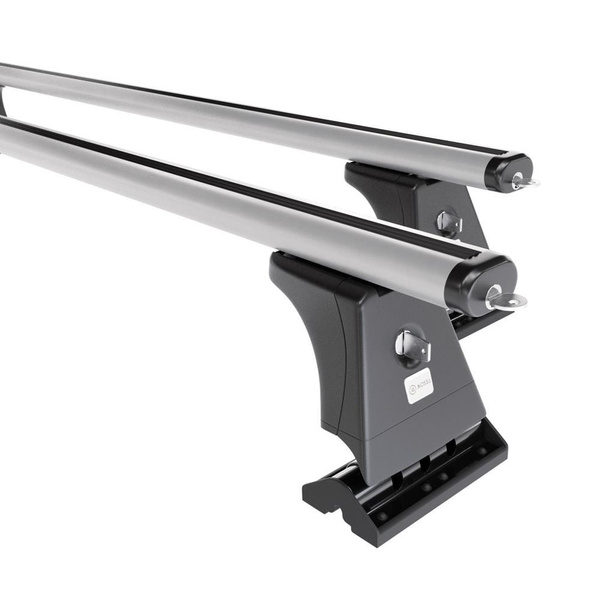 Tagbagagebærer til bil Hyundai i30 I Hatchback (2007-2011) - sølv bagagebærer til taget - lastholder - tagholder - Monteringspunkter - Aluminium