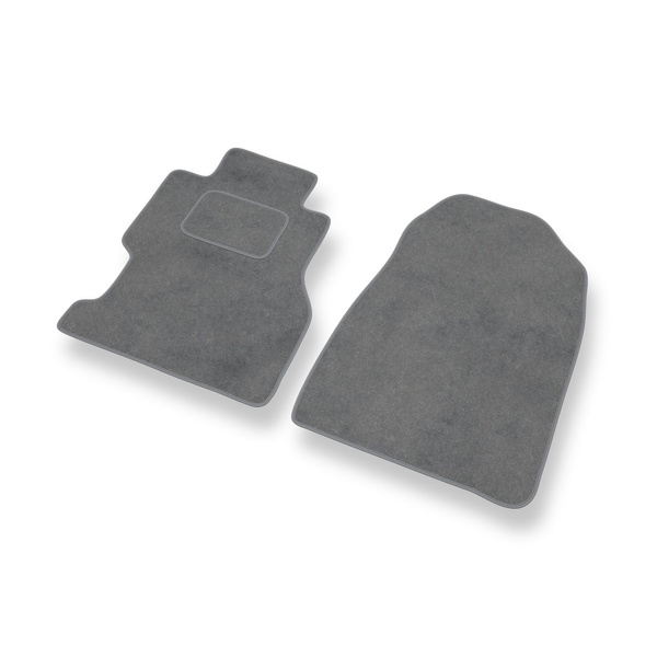 Velour gulvmåtter til Honda Civic VII Coupé, Hatchback, Sedan (2001-2005) 3 døre, 4 døre - grå